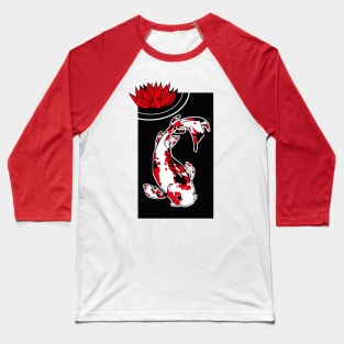 Koi Fish Baseball T-Shirt